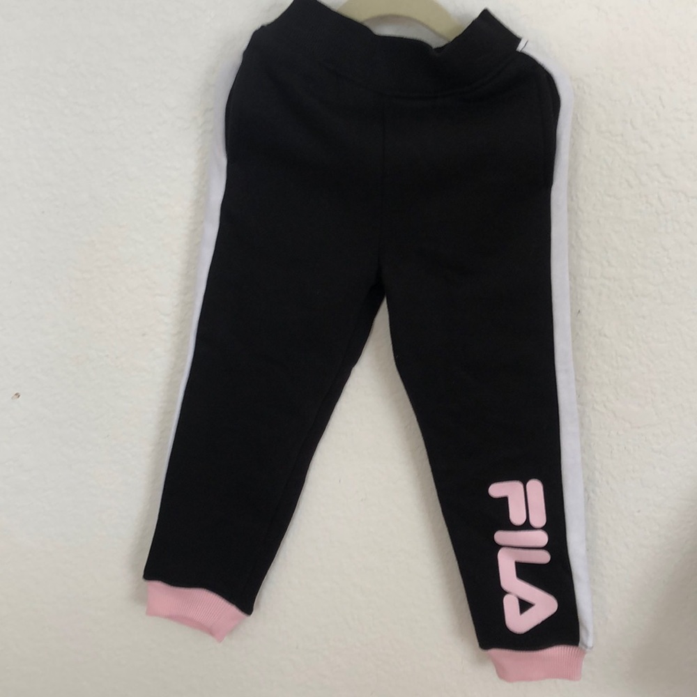 FILA Girls 2 Piece Hoodie Sweater and Jogger Sweatpant